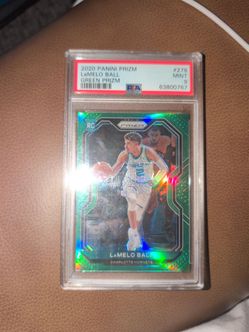 Lamelo Ball RB Prizm Green PSA 9