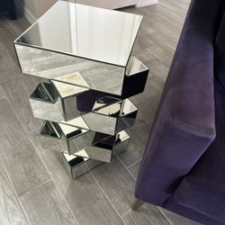Glass End Table