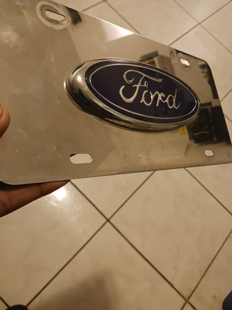 Ford License Plate And Cover