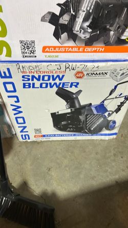 Snow Joe 18 inch cordless snowblower