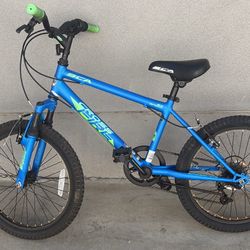 Electric Blue 20” Bike Bicycle Front Suspension 