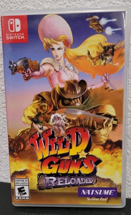 Wild Guns - Nintendo Switch Game - In Good Condition - Check Photos