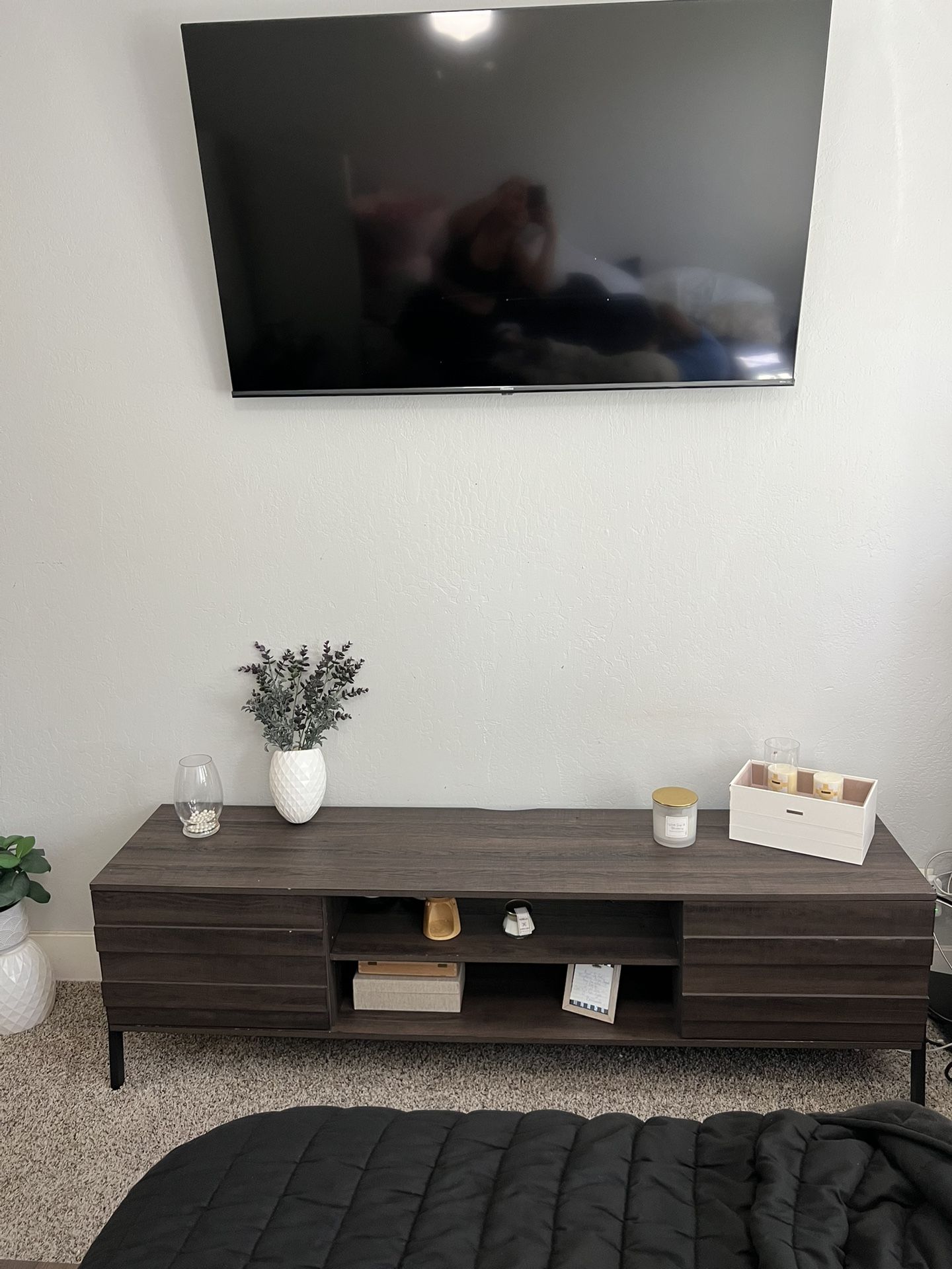 Brown Stand Tv $65