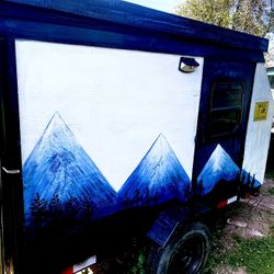 Custom square Drop Camper Trailer