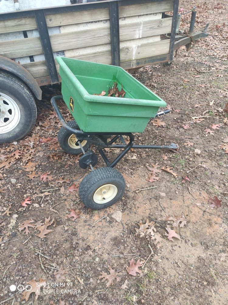 John deer tractor seeder