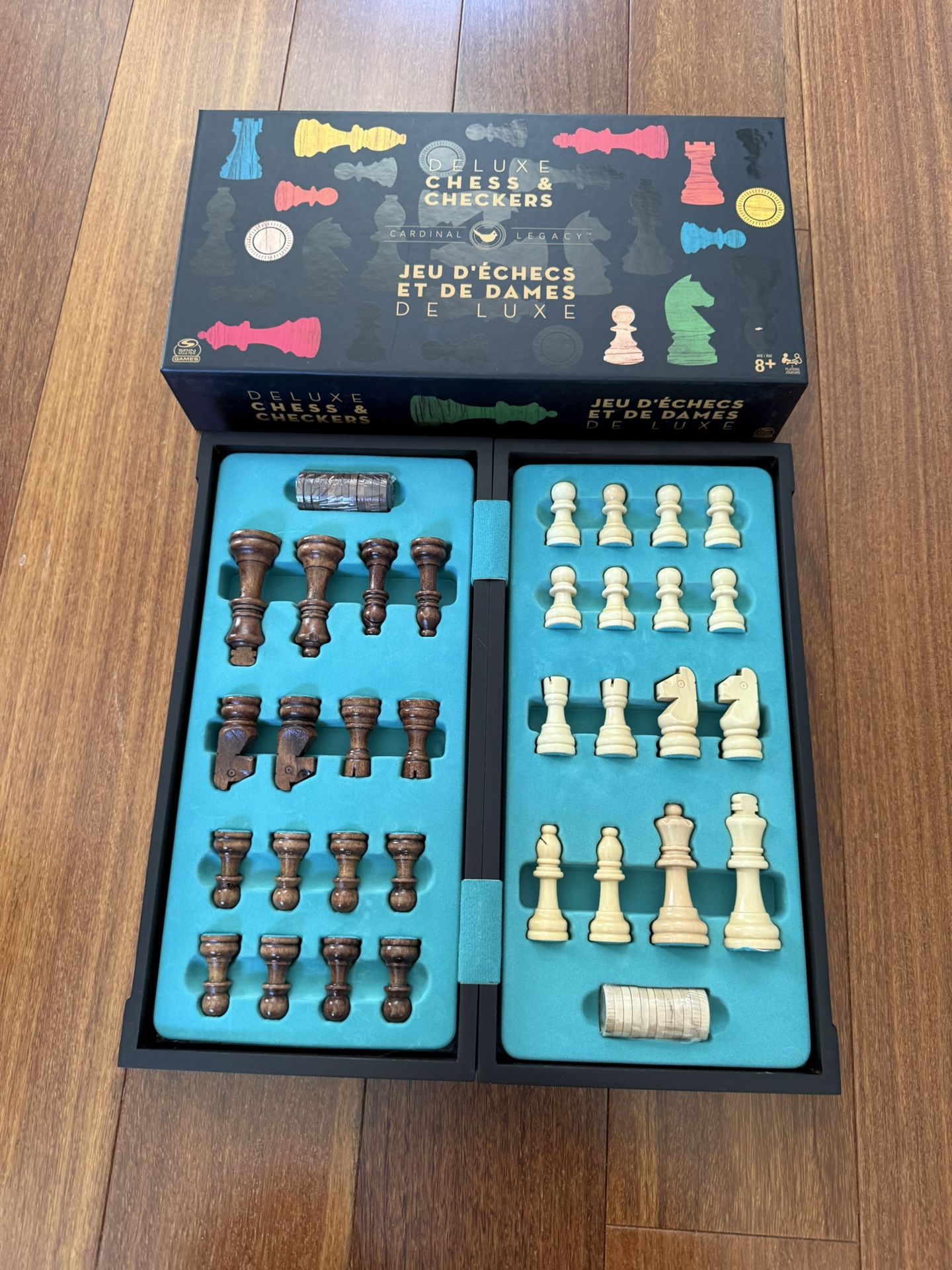 Deluxe Chess & Checkers Set