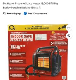 Dual Mr. Heater Big Buddy