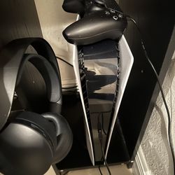 Ps5 Digital Version With Controller And Headset 