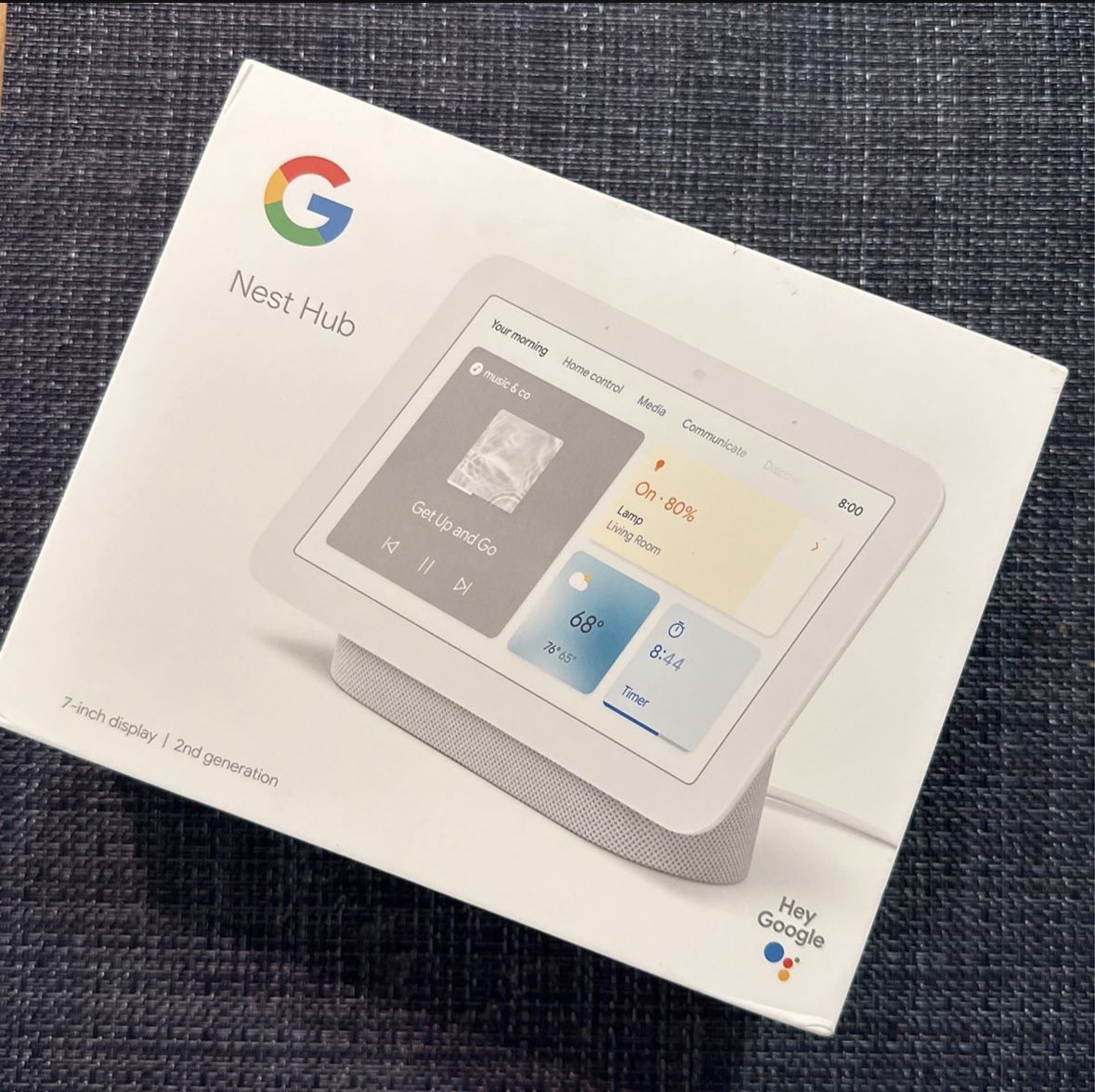 ** NEVER USED - Open Box Google Nest Hub (2nd Gen)