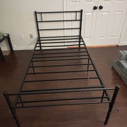 Kids Bed Frame And Small Mattress 