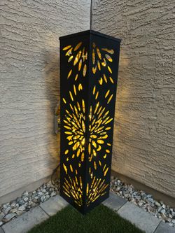 Garden Lighted Patio Pillar