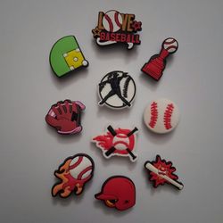 Baseball Croc Charms 