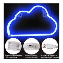 Cloud led light led light sign