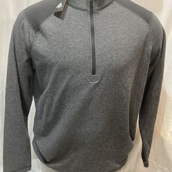 New with Tags, ADIDAS GOLF 1/2 ZIP PULLOVER FLEECE JACKET, Size: Large