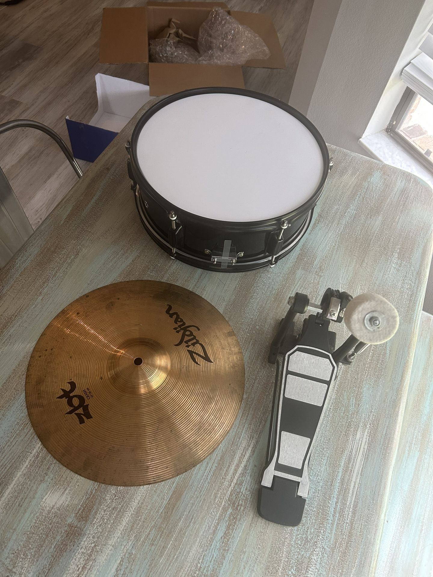Drum Bass Pedal And Snare