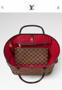 Louis Vuitton Neverfull MM carry all tote bag