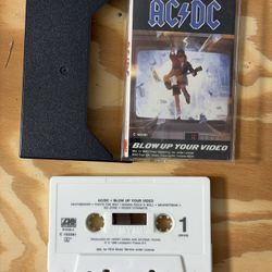 AC/DC - Blow Up Your Video 1988 Audio Cassette Tape