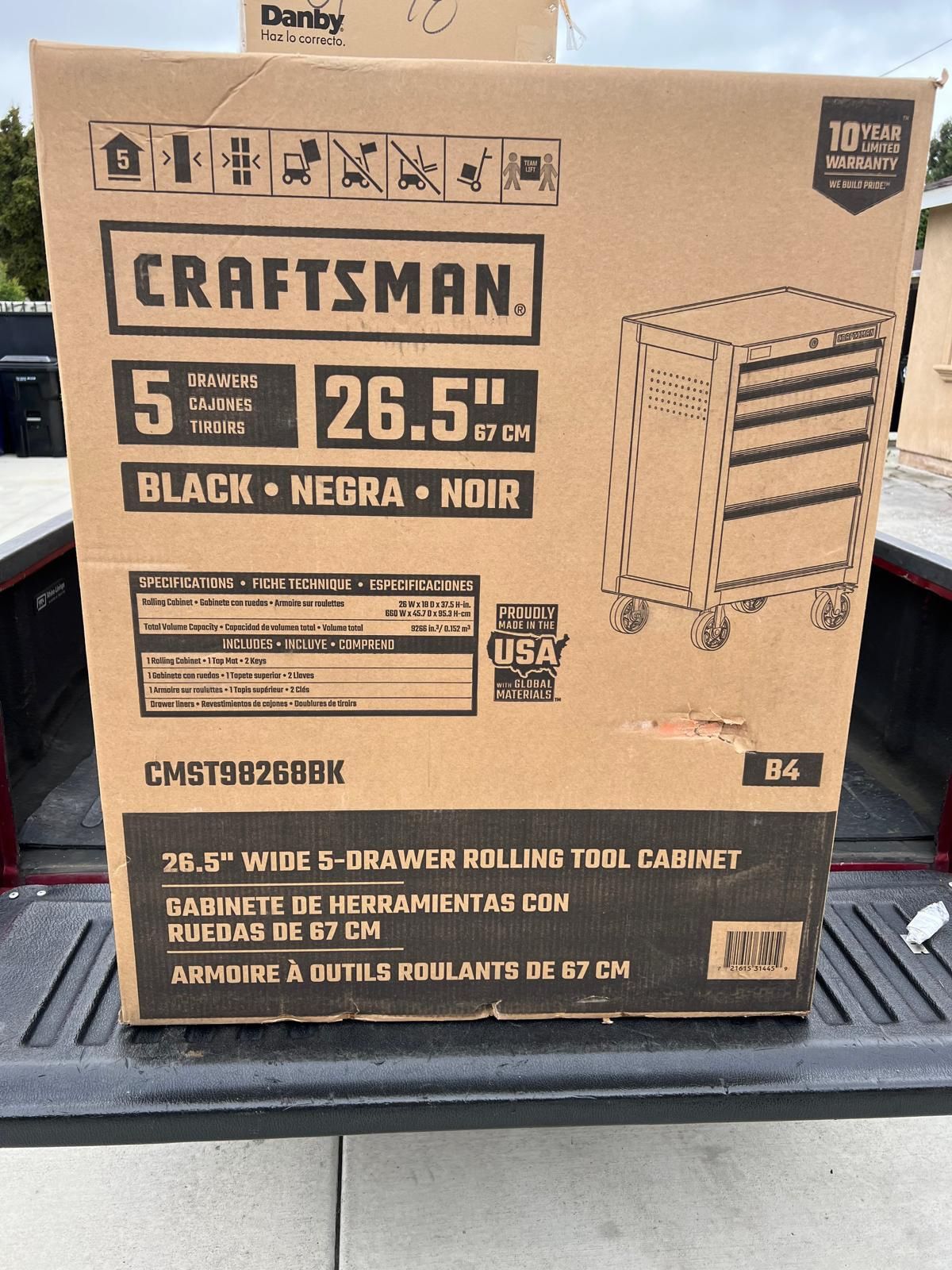 New Craftsman Tool Box
