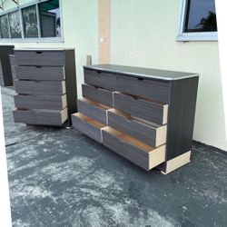 Dresser set / Five and eight drawers dresser
