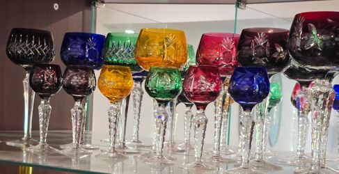 Fine Multi Color Wine Glasses