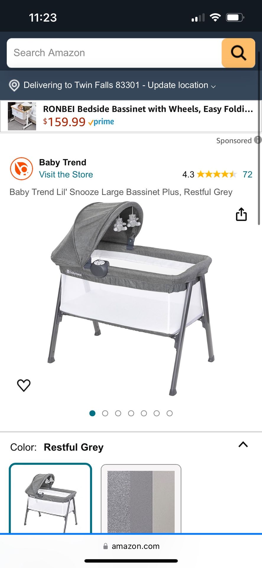 Baby Trend Bassinet