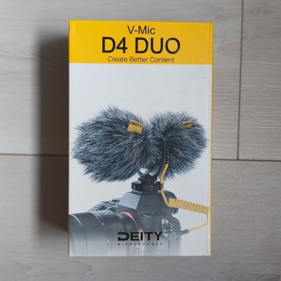 DEITY V-Mic D4 Duo Microphone Portable Interview Mic for DSLR Camera Smartphone