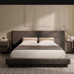 Brand New Queen, Bed Frame Color, Grey