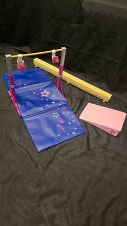 American girl gymnastics set