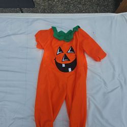 Cute Pumpkin Halloween Costume 