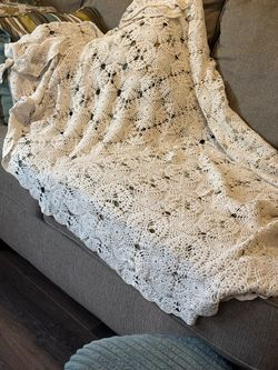 Crochet tablecloth