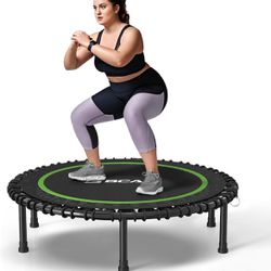 BCAN 40"/48" Fitness Trampoline with Durable Bungees