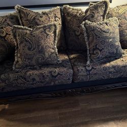 Sofa & Love Seat Fireplace 