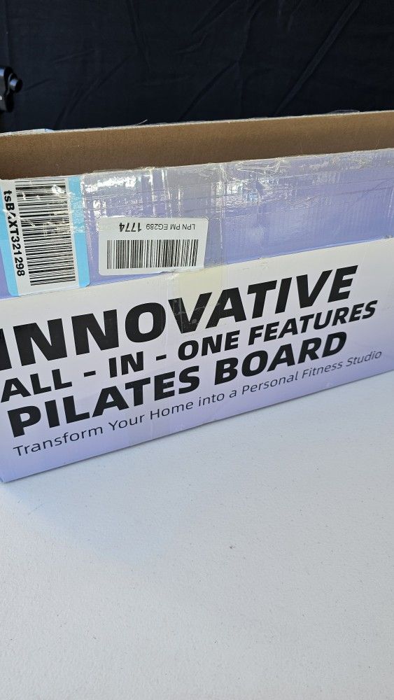 New Pilates Reformer Board with Resistance Bands