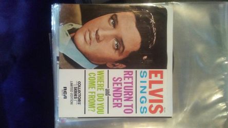 MINT Elvis 45s never played