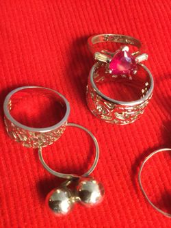 Sterling Silver 925 beautiful Rings / Each priced $25 Select the rings you love / Size #5 ❤️💛❤️