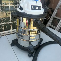 Hart 6 Gallon Stainless Steel Wet/Dry Vac