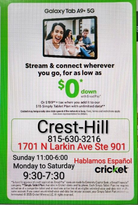 Crest Hill Cricket On Plainfield Rd & Larkin Ave 