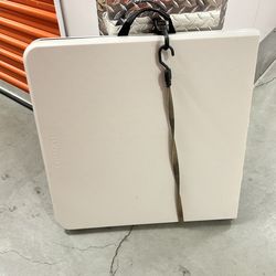 Lifetime 4ft Fold-In-Half Folding Table – Portable