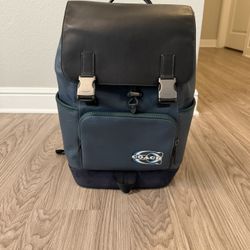 Coach Track Backpack In ColorBlock