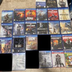 PS4 Game Lot of 24 Games 