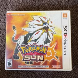 Pokemon Sun (Nintendo 3DS, 2016)