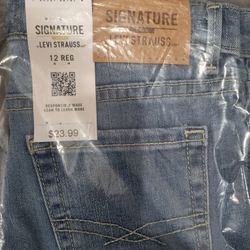 Signature by Levi Strauss Skinny Jeans Reg Skinny Youth Girls Size 12 
