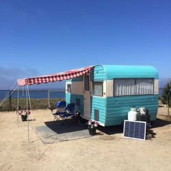 1965 Aloha Vintage Camper Trailer.