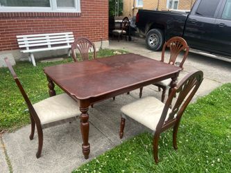 Table and chairs