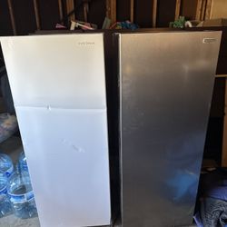 Upright Freezer And Fridge