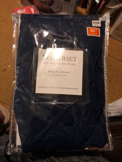 Somerset one rod pocket panel