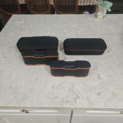 2x Aomais Sport II+ Bluetooth Speakers With 2 Cases