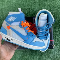 Jordan 1 Off White Unc Size 8.5 