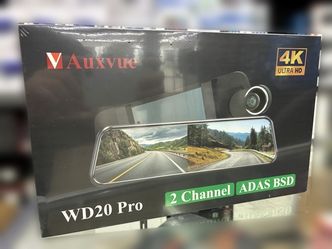 Auxvue WD20 Pro 4K Rearview Mirror Dash Cam
