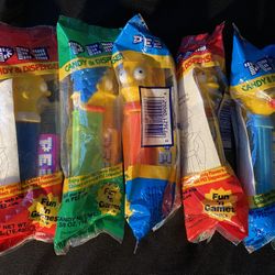 The Simpsons PEZ dispensers 
